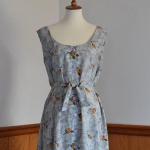 90's Voir Collection A-line floral dress 3X